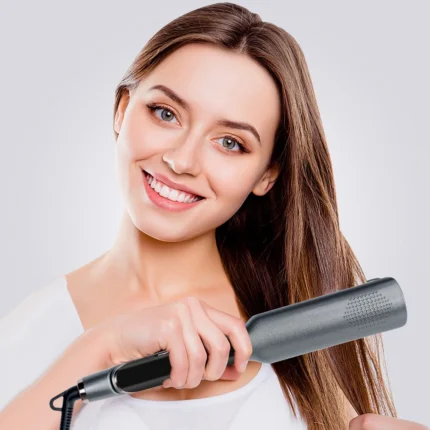 Ladies Ceramic Negative Ion Hair Straightener And Curler Multi-temperature Control Home Use Hair Styling Tool Dual-Purpose Iron - Image 5