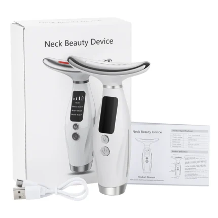 7 Colors Face Neck Massager for Skin Care LED Light Photon Face Sculpting Tool Microcurrent Facial Device for Skin Tightening - Image 9