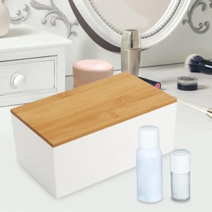 Desk Organizer Multipurpose Durable Sundries Storage Makeup Organizer Box for Dresser Desktop Vanity Countertop Bathroom - Image 8