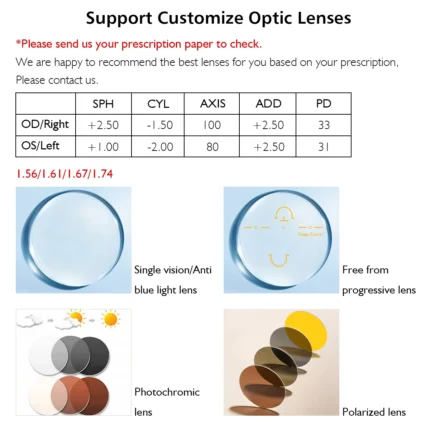 Men Women Round TR90 Transparent Eyeglasses Frame Square Medium Lightweight Spectacle For Optical Prescription Lenses - Image 6