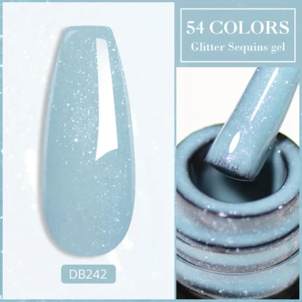 Mtssii 5ML Metallic Liner Painting Gel Chrome Gold Silver Mirror Nail Polish Super Bright Drawing Line French Nail Art Varnish - Image 18