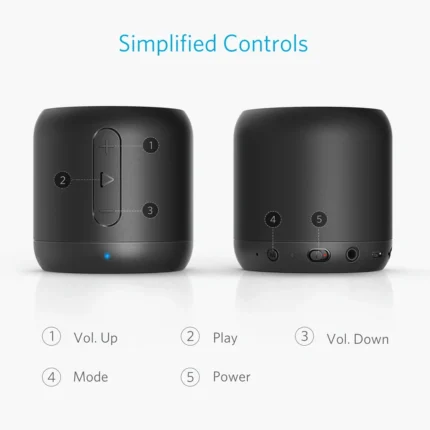 Anker Soundcore mini, Super-Portable Bluetooth Speaker with 15-Hour Playtime, 66-Foot Bluetooth Range, Enhanced Bass Microphone - Image 4