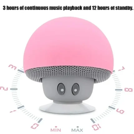 2024 Mini Bluetooth Mushroom Speaker Waterproof Can Be Used as a Mobile Phone Holder Suitable for Family Parties and Parties - Image 4