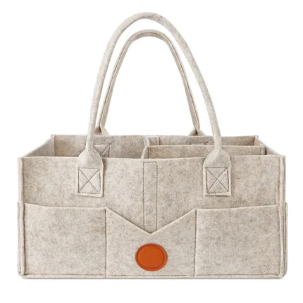Children's Felt Diaper Storage Bag Baby Miscellaneous Toys Diapers Large Capacity Felt Diaper Bag - Image 6