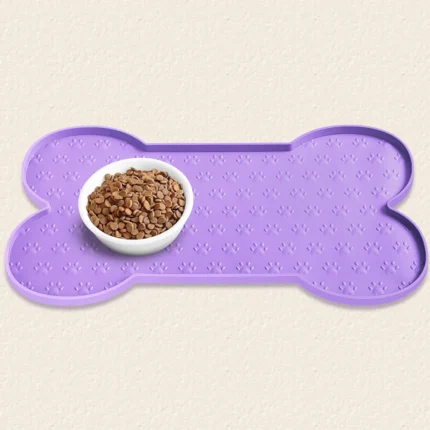 Pet Feeding Mat Silicone Dog Food Mat Anti-Slip And Waterproof Dog Bowl Mat,Thickened Dog And Cat Mat For Food And Water - Image 15