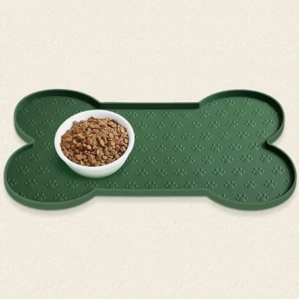Pet Feeding Mat Silicone Dog Food Mat Anti-Slip And Waterproof Dog Bowl Mat,Thickened Dog And Cat Mat For Food And Water - Image 9