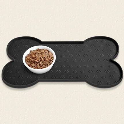 Pet Feeding Mat Silicone Dog Food Mat Anti-Slip And Waterproof Dog Bowl Mat,Thickened Dog And Cat Mat For Food And Water - Image 12