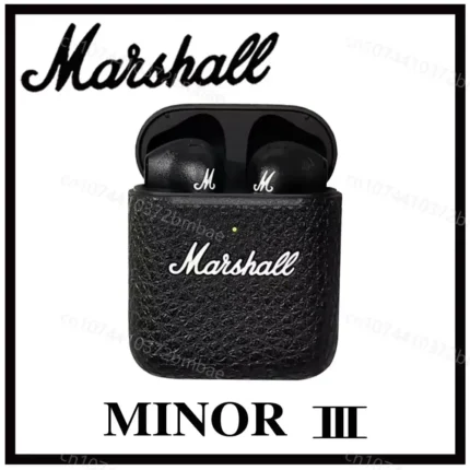 Marshall MINOR III Portable Wireless Headphones HIFI Sound Bluetooth Earphone with Charging Case Sport Semi-In-Ear Headphone - Image 7