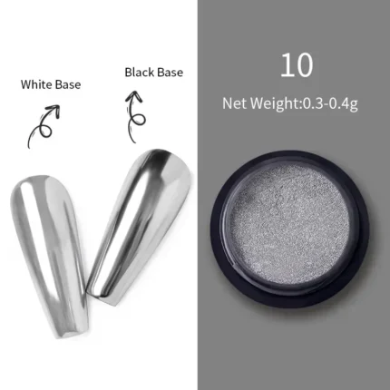 Green Chameleon Color Pigment Nail Powder Summer Pretty Shiny Nail Glitter Metallic Glitter Powder Chrome Dust UV Gel Nail Art - Image 60
