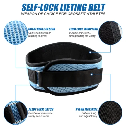 1pcs Weight Lifting Belts for Men and Women Weight Lifting Core & Lower Back Support Workout Waist Belt for Fitness,Powerlifitng - Image 5