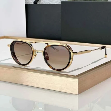 Heavy Metal Retro Oval Design Luxury Vintage Fashion Trend John Sunglasses JULIA Alloy-Acetate High Street Unisex A+ Top Quality - Image 8