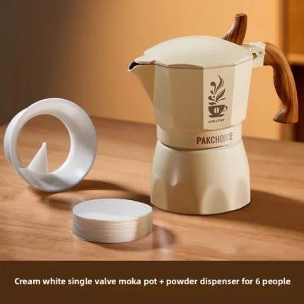 Single Valve Mocha Pot Home Small Espresso Portable Coffee Machine Hand-made Pot Coffee Set - Image 7