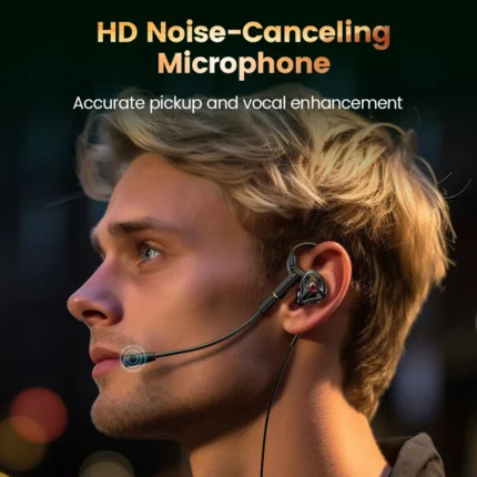 Type C Wired Headphones Gaming Earphones USB-C Handsfree Pluggable Microphone Earbuds 3.5mm Cable Headset Gamer For Phone Tablet - Image 3