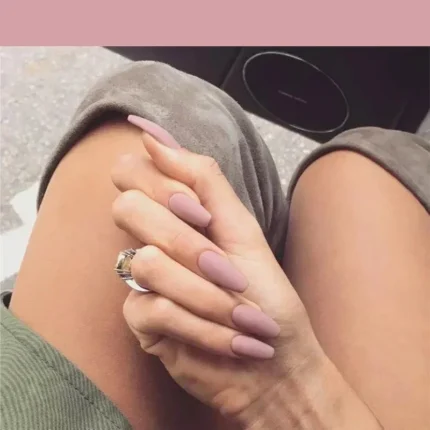 24Pcs/Set Press on Nails Women Maincure Tools Matte White French False Nail ABS Short Coffin Fake Nails Full Cover Nail Art Tips - Image 58