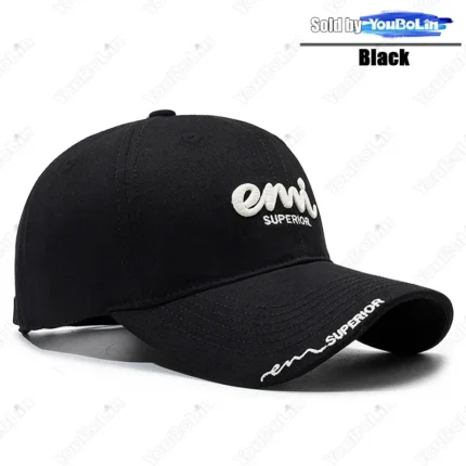 Premium Cotton Baseball Hat with 3D Letter Embroidery - Adjustable, Soft Lining, Oversize Head Design - Image 7