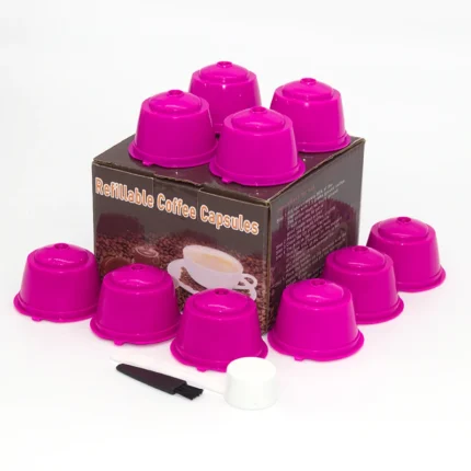 10PCS Refillable Capsules for Nescafe DOLCE GUSTO Coffee Capsules Reusable Filter with Spoon Brush Coffee Pods High Quality - Image 14