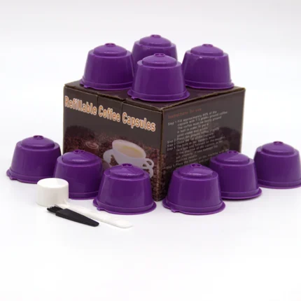 10PCS Refillable Capsules for Nescafe DOLCE GUSTO Coffee Capsules Reusable Filter with Spoon Brush Coffee Pods High Quality - Image 20