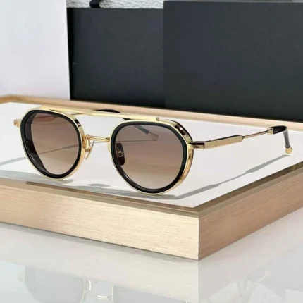 Heavy Metal Retro Oval Design Luxury Vintage Fashion Trend John Sunglasses JULIA Alloy-Acetate High Street Unisex A+ Top Quality - Image 11