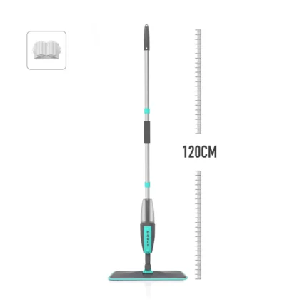 Magic Floor Cleaning Sweeper Brooms With Microfiber Pads 360° Rotation Flat Spray Floor Mop Broom For Cleaning Home Spin Mop - Image 12