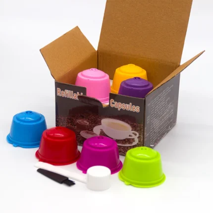 10PCS Refillable Capsules for Nescafe DOLCE GUSTO Coffee Capsules Reusable Filter with Spoon Brush Coffee Pods High Quality - Image 11