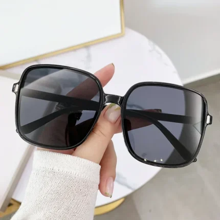 Men Women Oversized Sun Glasses Fashion Style Gradient Color Sunglasses Unisex Retro Square Frame Travel Goggle Shades Eyewear - Image 8