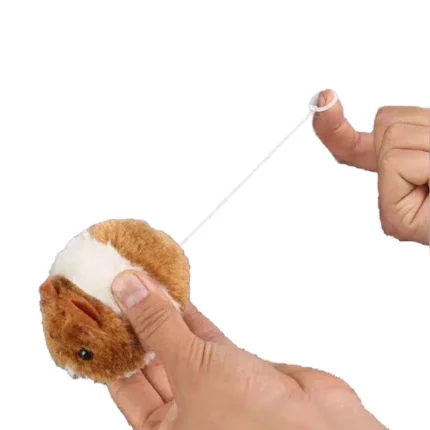 Funny Stuffed Toys For Cats Manual Pull Ring Mechanical Shaking Simulation Mouse Kitten Interactive Toy Mouse Pet Supplies Gifts - Image 5
