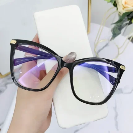 Anti-Blue Light Eyeglasses Cat Eye Glasses Frame Women Optical Computer Eyewear Radiation Protection Spectacle Lunette Homme - Image 7
