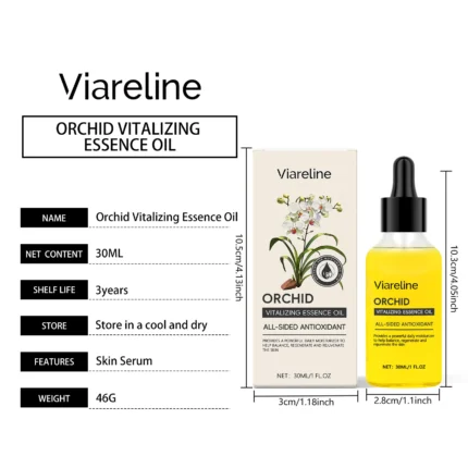 Viareline 30ml Orchid Essence Moisturizing Essential Oil Nourishing Moisturizing Skin Care Summer Skin Care Products - Image 6