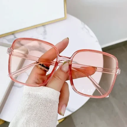 Men Women Oversized Sun Glasses Fashion Style Gradient Color Sunglasses Unisex Retro Square Frame Travel Goggle Shades Eyewear - Image 10