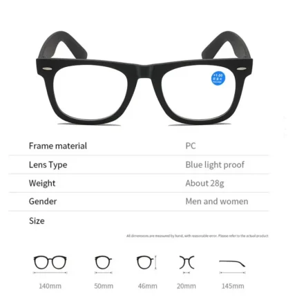 2024 New Ultra Light Large Frame Presbyopia Glasses High-definition Elderly Reading Glasses Anti Blue Light Far Sight Glasses - Image 6