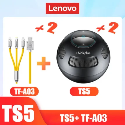 Choice Original Lenovo TS5 Bluetooth V5.3 Speaker Outdoor Long Endurance Loudspeaker Subwoofer Portable Surround Sound Player - Image 7