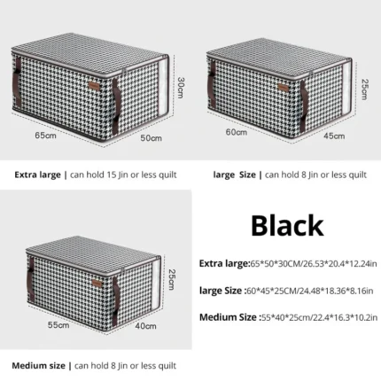 1pc Thickened Non-woven Quilt Storage Bag For Household High-capacity Clothing Clothes Packaging Bag Organizing Luggage Bag - Image 6