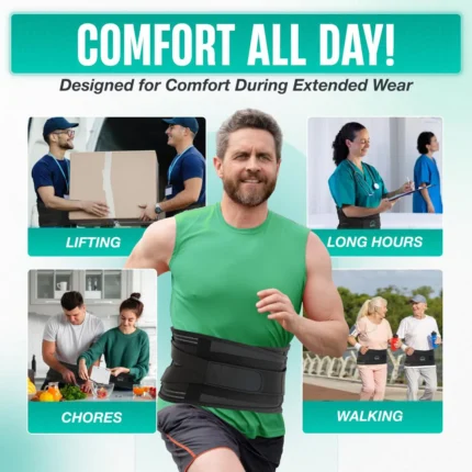 Fitness Heavy Lifting Waist Back Support Belts Sweat Belt Trainer Trimmer Musculation Abdominale Sports Lumbar joint Protector - Image 4