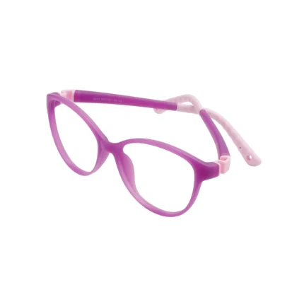 TR90 Children Lightweight Ellipse Round Frames Prescription Glasses Girls Fashion Flexible Anti Blue Light Optical Eyeglasses - Image 10