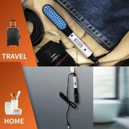 Professional Hair Comb Brush Beard Straightener Multifunctional Hair Straightening Comb Hair Curler Fast Heating Styling Tools - Image 4