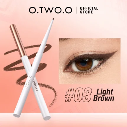 O.TWO.O Eyeliner Pencil Liquid Eye Liner Waterproof Smudge Proof Quick Drying 12 Hour Wear Ultra Fine Black Eyeliner for Arrows - Image 8