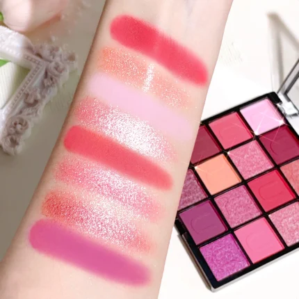 16 Colors Eyeshadow Palette, Koi Mermaid Palette, Wizard of Oz, Pearlescent Matte, Fine Glitter, Macaron Eyeshadow - Image 15
