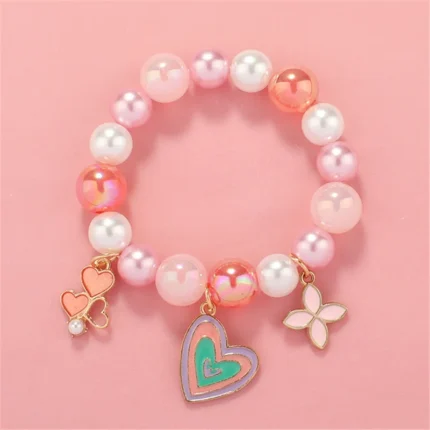 Makersland Cute Popcorn beads Bracelet Friendship Glass Bracelets For Girls Star Moon Cloud Flower Jewelry Accessories Wholesale - Image 22