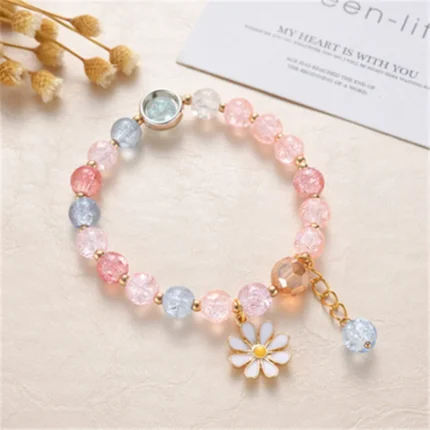 Makersland Cute Popcorn beads Bracelet Friendship Glass Bracelets For Girls Star Moon Cloud Flower Jewelry Accessories Wholesale - Image 61