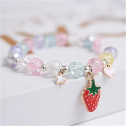 Makersland Cute Popcorn beads Bracelet Friendship Glass Bracelets For Girls Star Moon Cloud Flower Jewelry Accessories Wholesale - Image 45