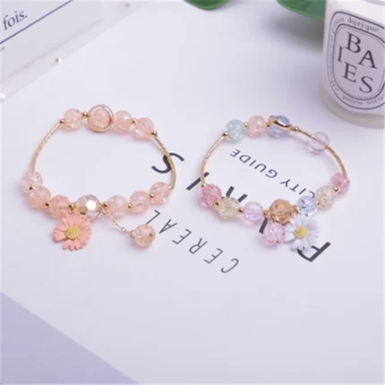 Makersland Cute Popcorn beads Bracelet Friendship Glass Bracelets For Girls Star Moon Cloud Flower Jewelry Accessories Wholesale - Image 66