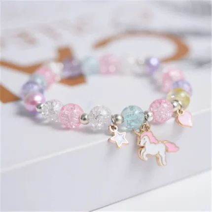 Makersland Cute Popcorn beads Bracelet Friendship Glass Bracelets For Girls Star Moon Cloud Flower Jewelry Accessories Wholesale - Image 41