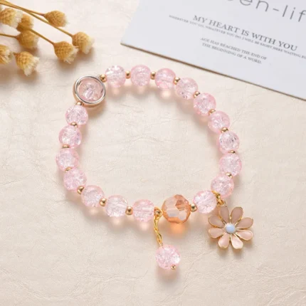Makersland Cute Popcorn beads Bracelet Friendship Glass Bracelets For Girls Star Moon Cloud Flower Jewelry Accessories Wholesale - Image 28