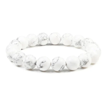 Charm Bracelet Natural Stone Beads 6/8/10mm Volcanic Lava Tiger Eye Beads Elastic Bracelets For Men Women Jewelry pulsera hombre - Image 17