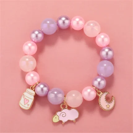 Makersland Cute Popcorn beads Bracelet Friendship Glass Bracelets For Girls Star Moon Cloud Flower Jewelry Accessories Wholesale - Image 23