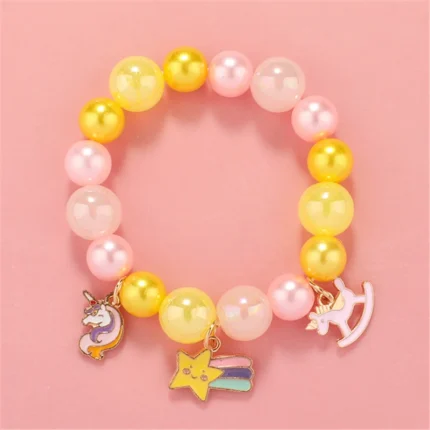 Makersland Cute Popcorn beads Bracelet Friendship Glass Bracelets For Girls Star Moon Cloud Flower Jewelry Accessories Wholesale - Image 80