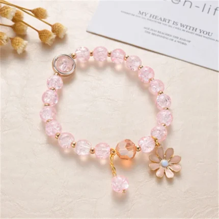 Makersland Cute Popcorn beads Bracelet Friendship Glass Bracelets For Girls Star Moon Cloud Flower Jewelry Accessories Wholesale - Image 60