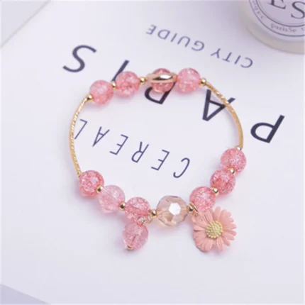 Makersland Cute Popcorn beads Bracelet Friendship Glass Bracelets For Girls Star Moon Cloud Flower Jewelry Accessories Wholesale - Image 68
