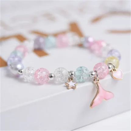 Makersland Cute Popcorn beads Bracelet Friendship Glass Bracelets For Girls Star Moon Cloud Flower Jewelry Accessories Wholesale - Image 43