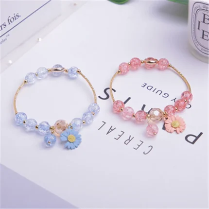 Makersland Cute Popcorn beads Bracelet Friendship Glass Bracelets For Girls Star Moon Cloud Flower Jewelry Accessories Wholesale - Image 67